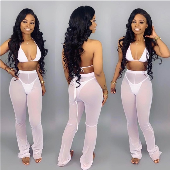 Last One❗️SwimSuit Set White - Picture 2 of 4